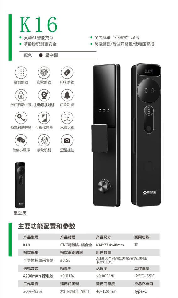 基信 K16 功能圖